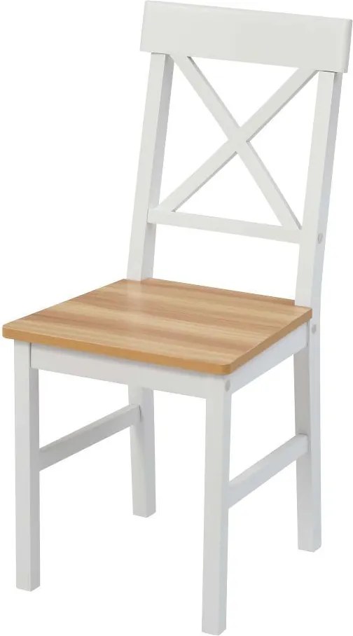 Jedálenský set 4x stolička + stôl Catini KAMPALI - Biela