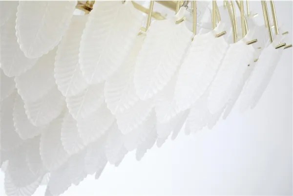 Searchlight 48970-10SB - Luster na reťazi FEATHER 10xE14/60W/230V