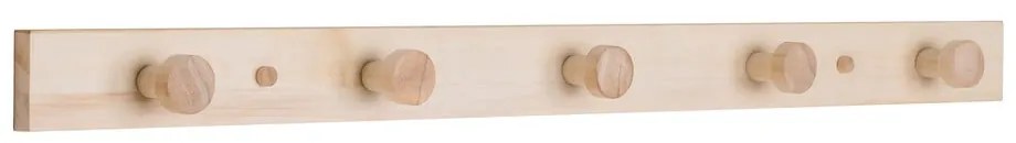 Nástenný vešiak z topoľového dreva v prírodnej farbe Abano – House Nordic