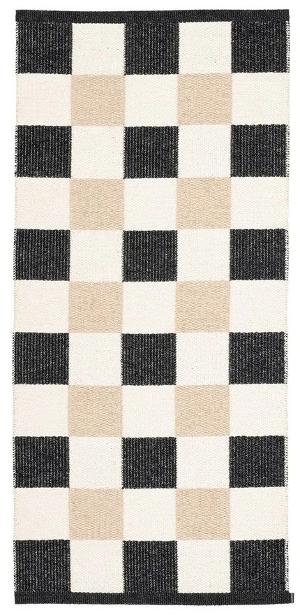 Čierno-krémový vnútorný a vonkajší behúň 70x160 cm Pix Black Vanilla – Pappelina