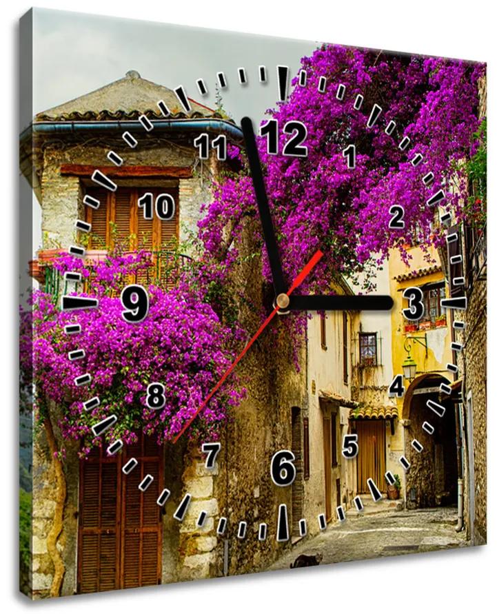 Gario Obraz s hodinami Staré mesto v Provensálsku Rozmery: 100 x 40 cm