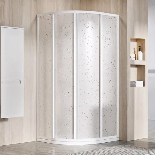 Ravak Supernova sprchový kút štvrťkruh 90x90 cm 3117O10211