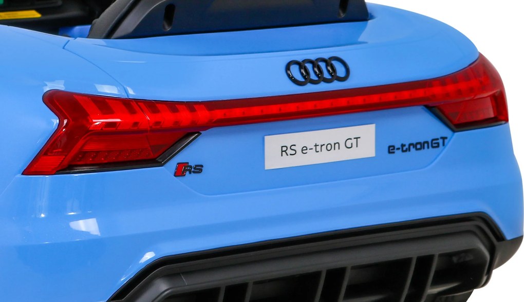 Ramiz Elektrické autíčko Audi RS E-Tron GT pre deti modré + diaľkové ovládanie + pohon 4x4