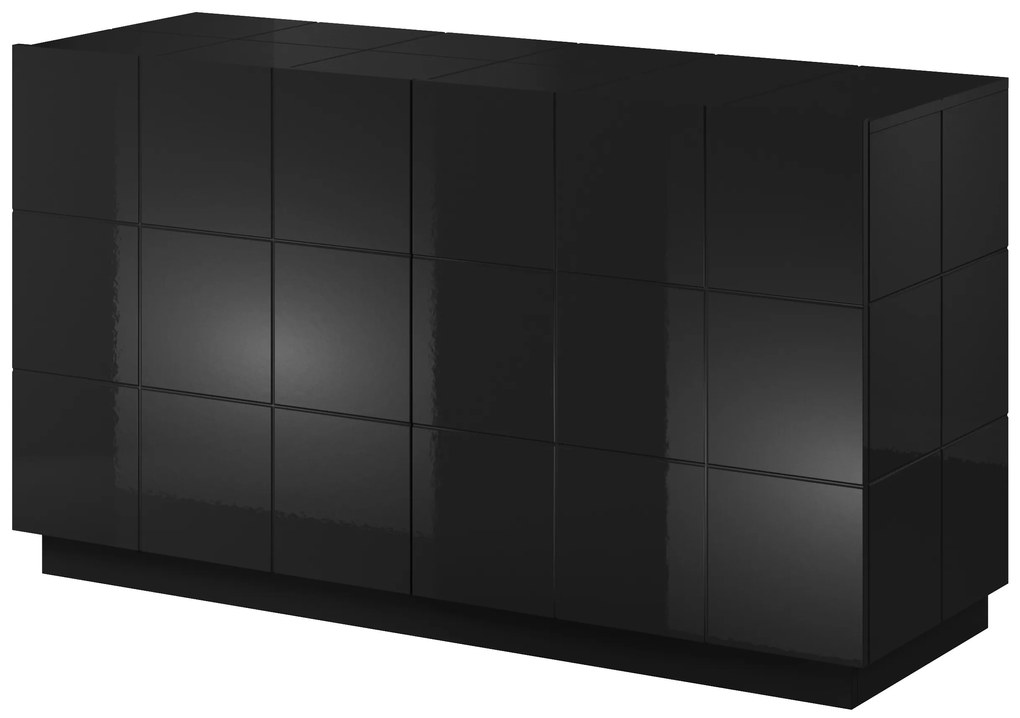 Cama Čierna komoda Reja 2D