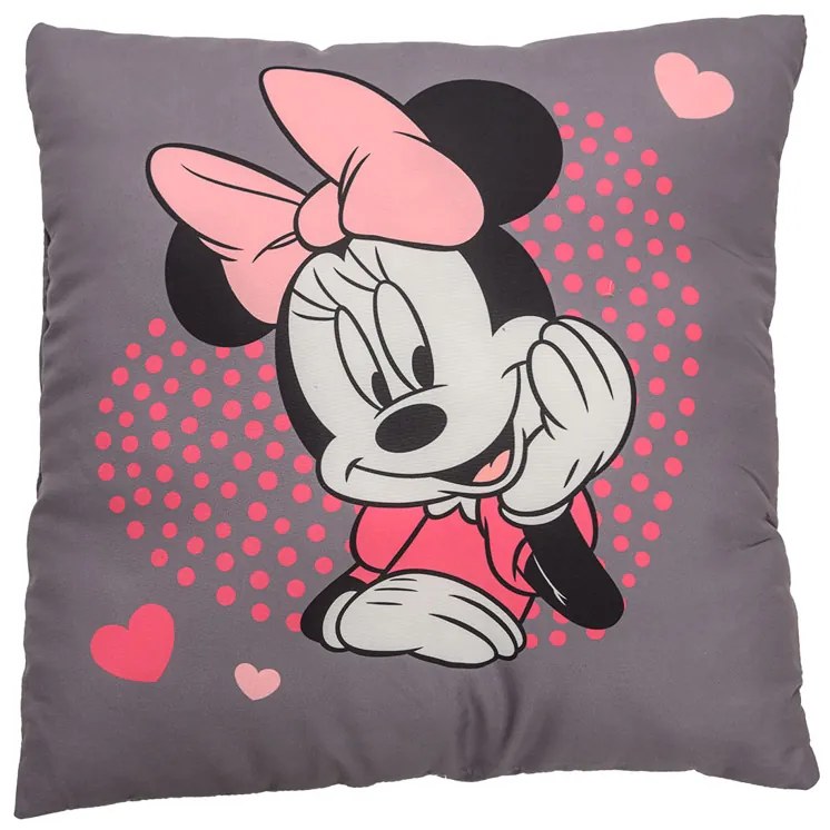 Dekoračný vankúšik MICKEY MOUSE 40x40 cm - viac farieb Farba: Krémová