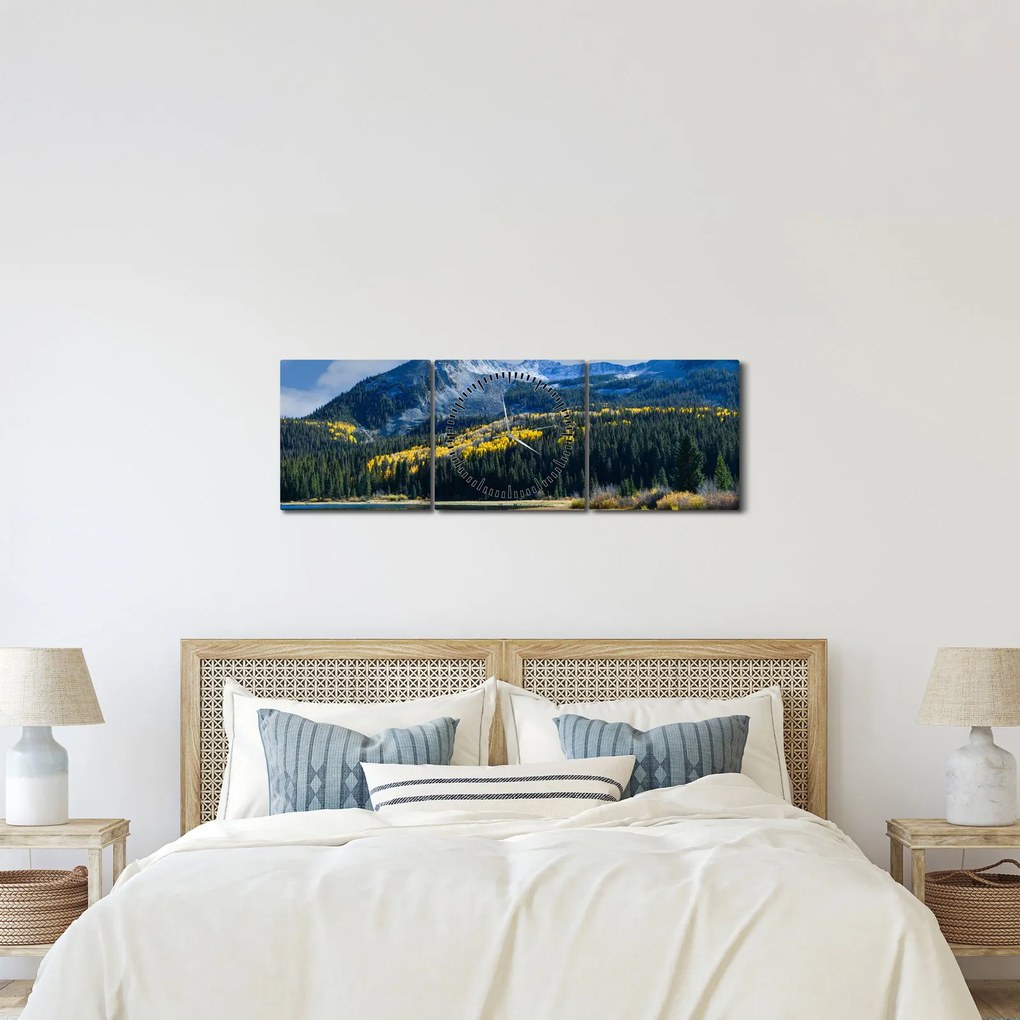 Obraz - Lost Lake, Oregon (s hodinami) (90x30 cm)