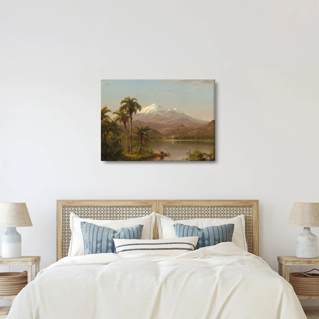 Obraz - Frederic Edwin Church, Tamaca Palms, reprodukcia (70x50 cm)