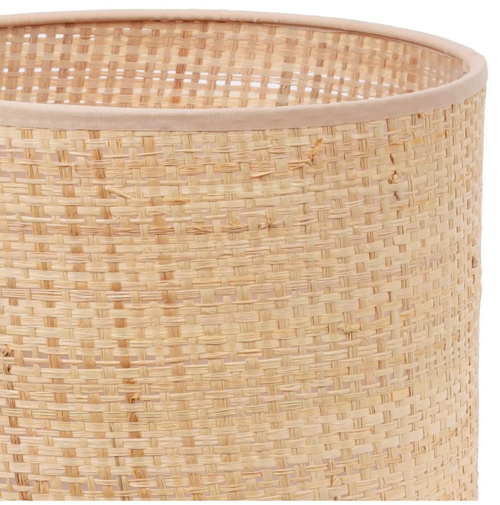 Závesné svietidlo Rattan, 1x ratanové tienidlo, (fi 20cm), w