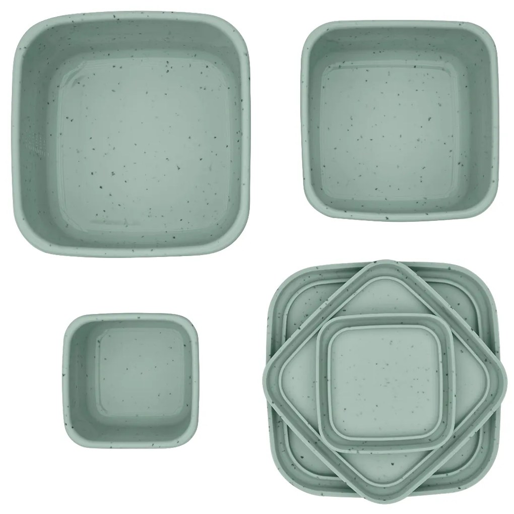 Sada boxov na desiatu 3 ks Platinum Silicone Sage