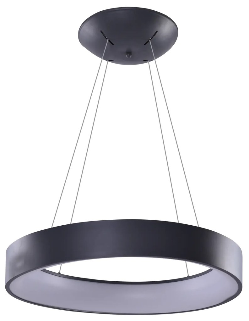 Moderný luster Solvent R 110 sivé s diaľkovým ovládačom
