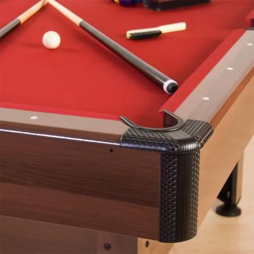 GamesPlanet® 1421 Biliardový stôl pool biliard s vybavením, 6 ft