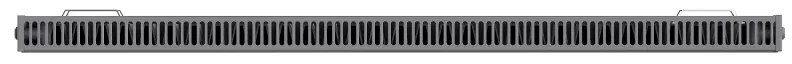 Mexen, Mexen Flat CF11 panelový radiátor 600 x 1600 mm, bočné pripojenie, 1253 W, antracit - W411F-060-160-66