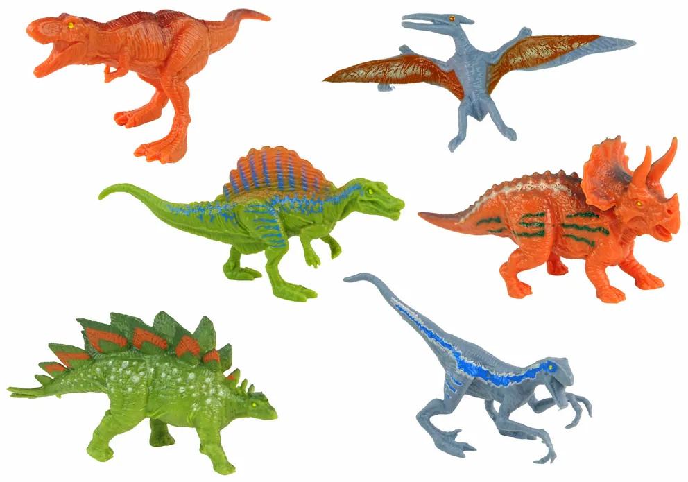 Lean Toys Súprava terénnych vozidiel - 6 Dinosaurov