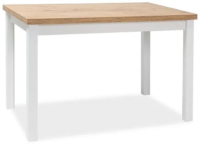 Jedálenský stôl Signal ADAM 100 dub lancelot/biely mat