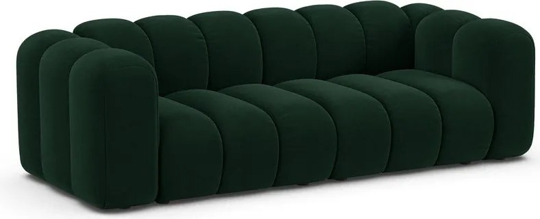 Tmavozelená pohovka 228 cm Lupine – Micadoni Home