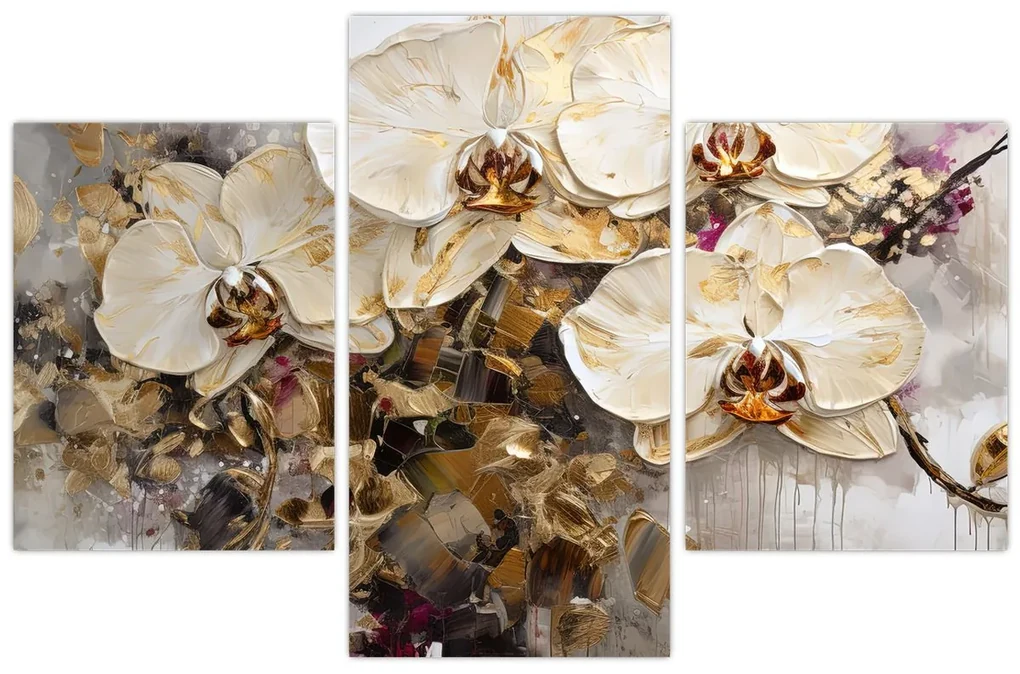 Obraz - Orchidey (90x60 cm)
