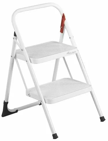 Rolser Skladacie schodíky M10 UNE, 2 stupne, biela