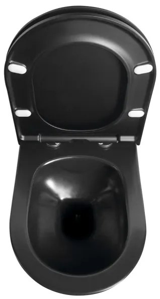 Sapho - Závesné WC AVVA keramika/čierna