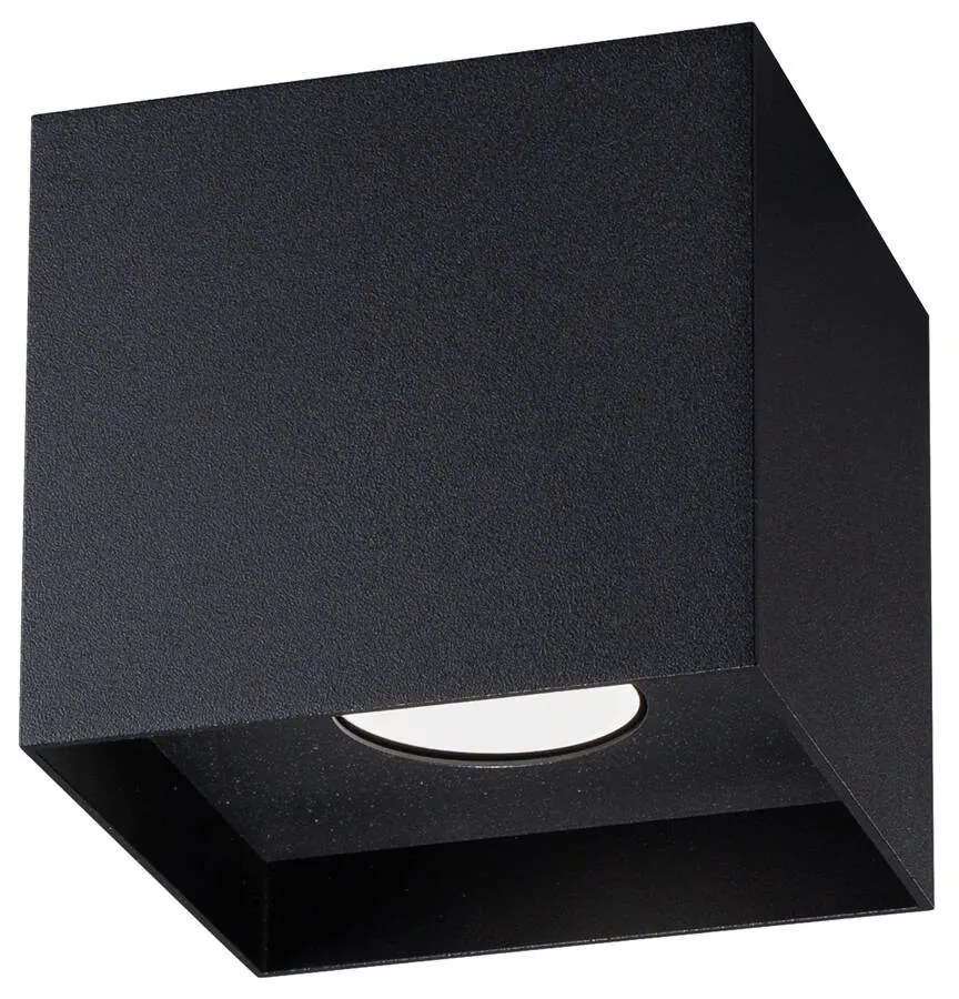 Stropné svietidlo Hati, 1x čierne kovové tienidlo