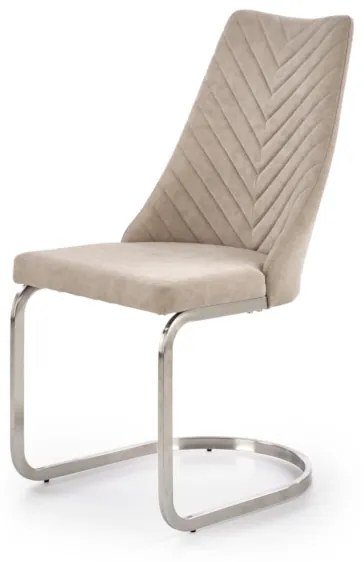 Jedálenská stolička BERSI, 44x91x51, svetlo béžová