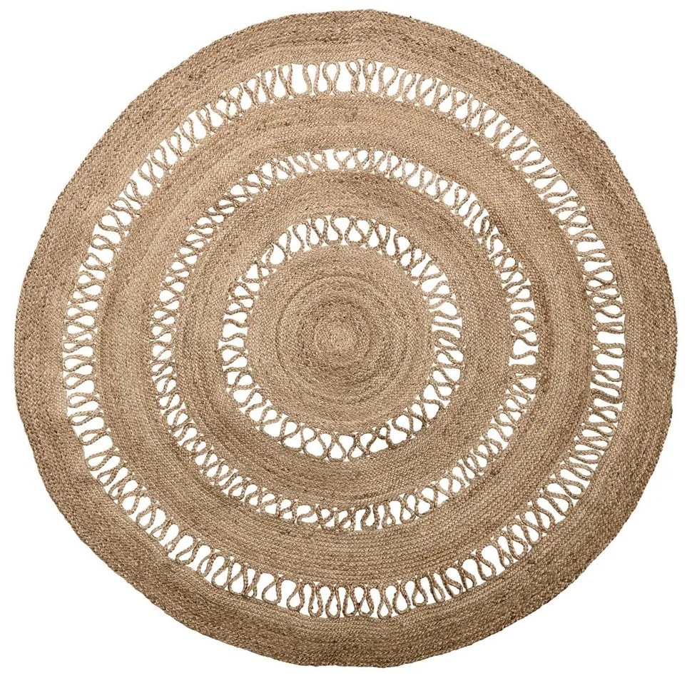 Bloomingville Jutový koberec Thon P.182 cm