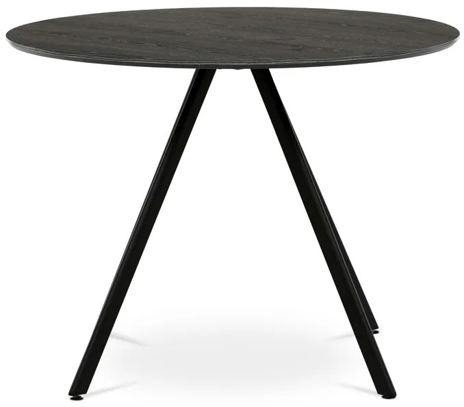 Autronic BONTEC Okrúhly jedálenský stôl 100x100cm, lamino, šedý dub, HT-R5010 GREY Farba: Šedá