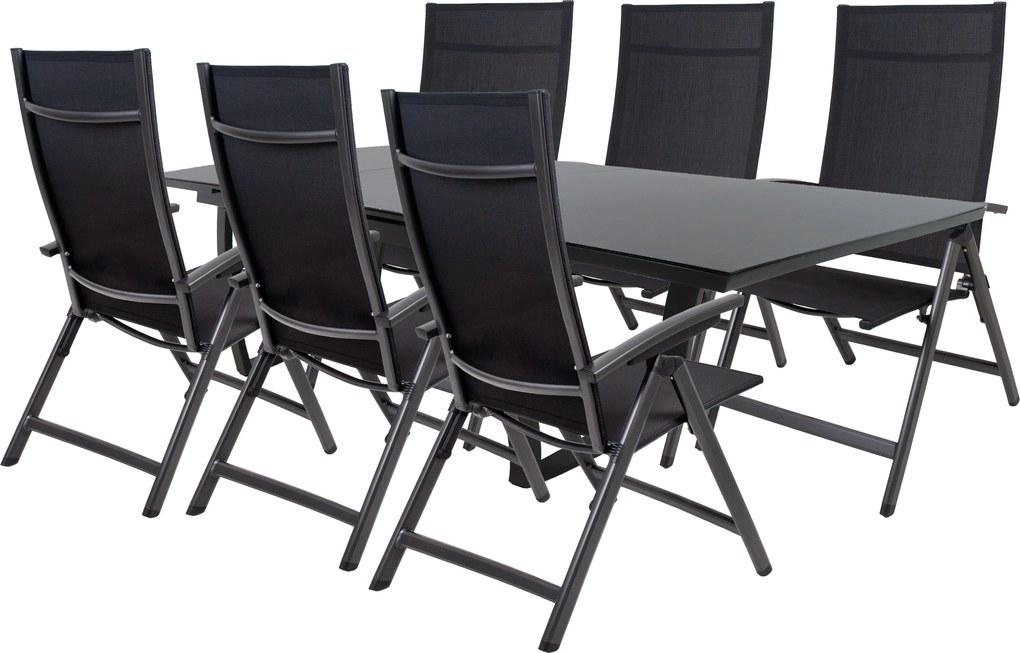 Doppler LIVORNO AVANTAGE antracit, polohovacie kreslá, 6+1