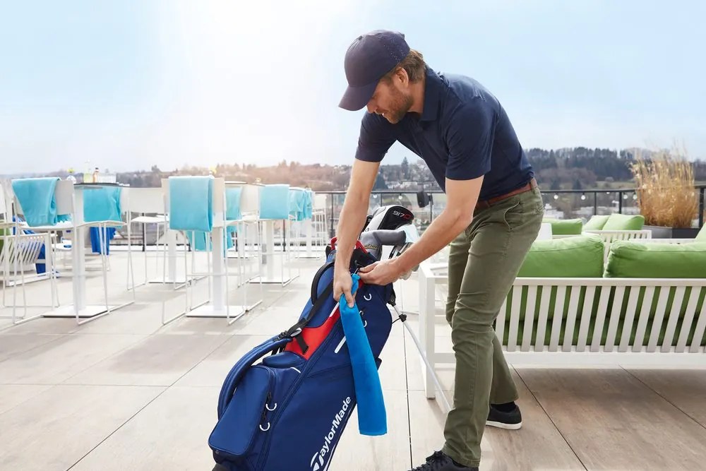 Daiber Golfový uterák MB432 - Antracit | 30 x 50 cm