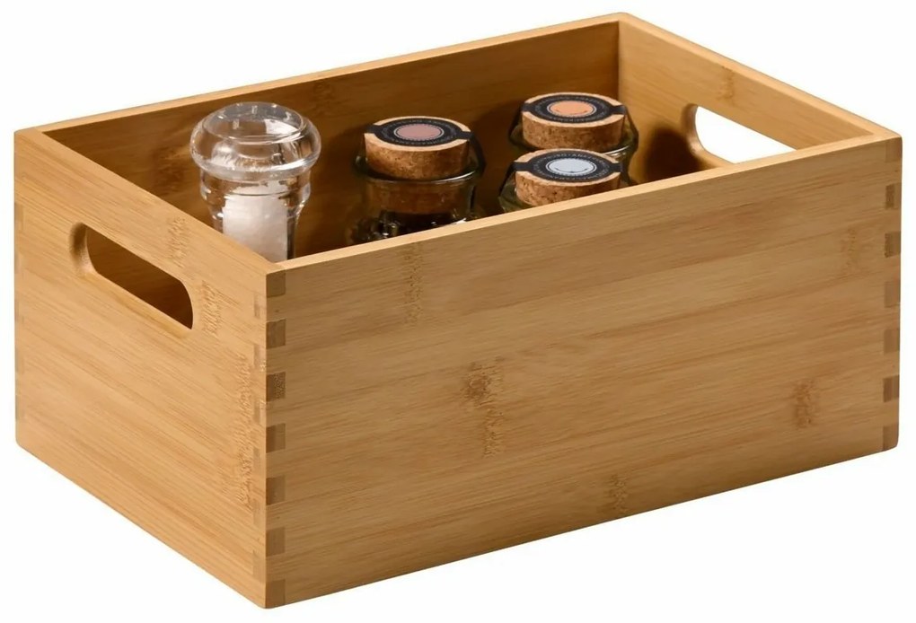 Kesper 57411 Bambusový box, 28,5 x 18,5 x 13 cm