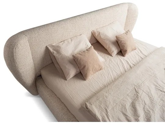 Čalúnená posteľ bez matraca DALIA 160x200 cm béžová