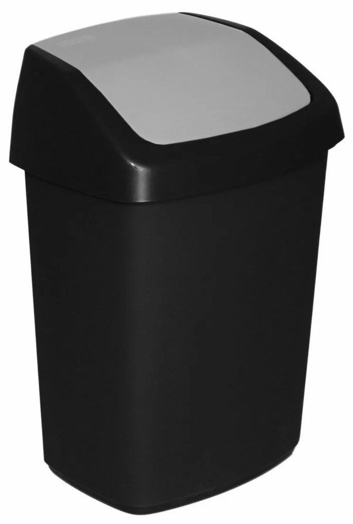 Curver Odpadkový kôš Swing 15 l, čierna, 15 l