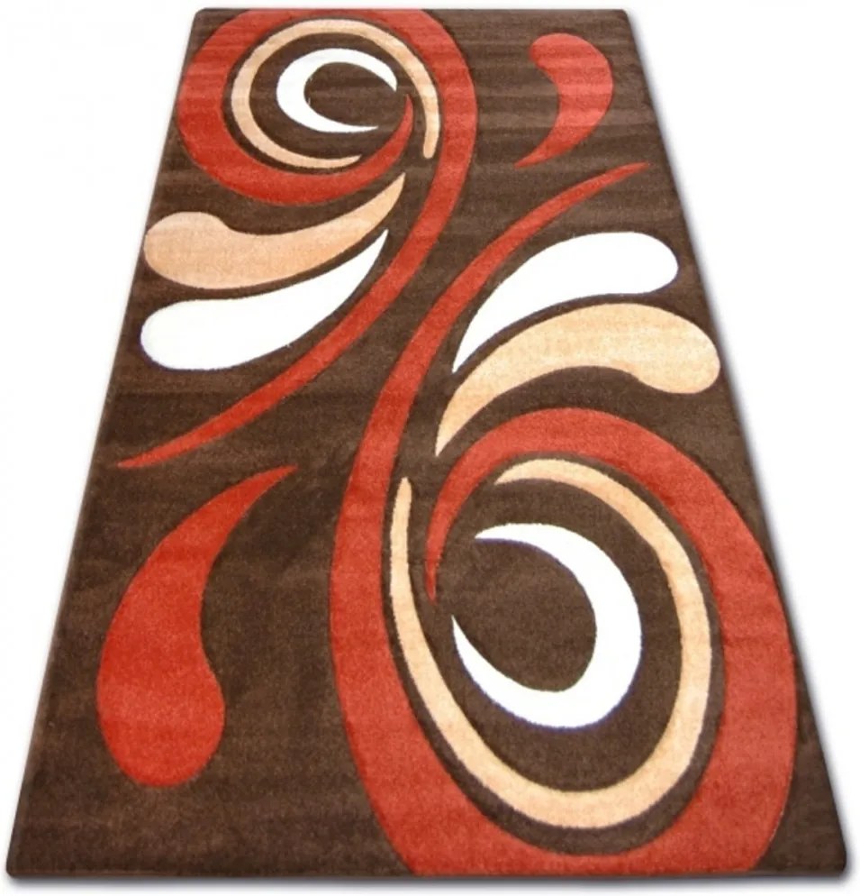 Kusový koberec Ambar hnedý, Velikosti 60x100cm