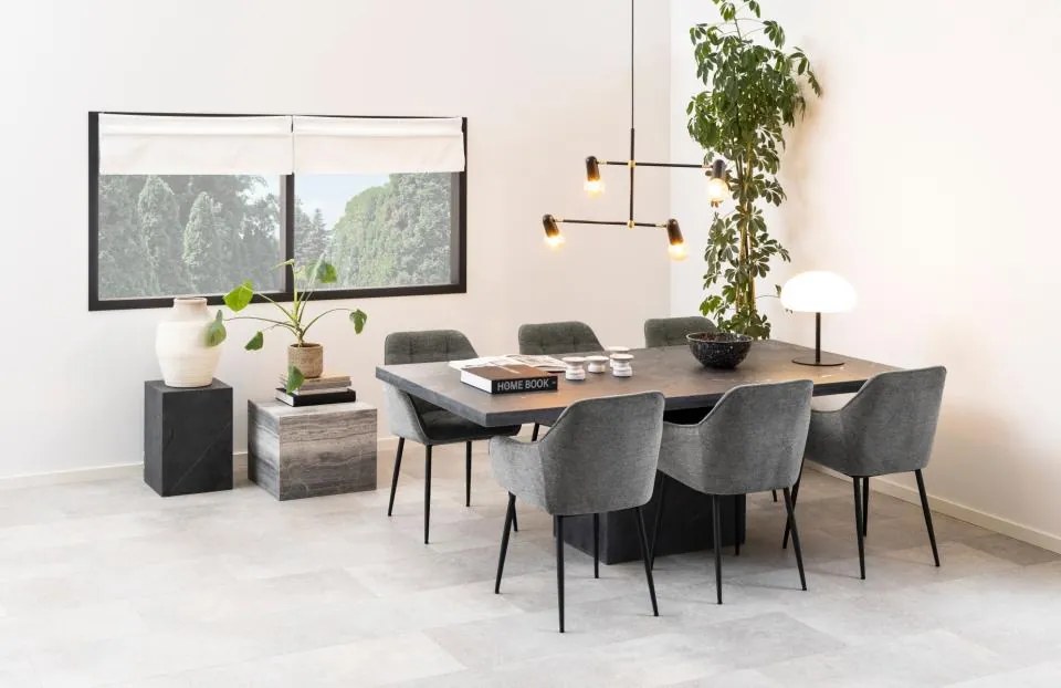 Jedálenská stolička Brooke I antracitová