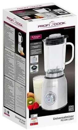 ProfiCook UM 1207 stolný mixér, strieborná