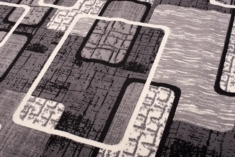 TA Koberec K859A TMAVO SIVÁ LACNÁ PP CRM Rozmer: 300x400 cm