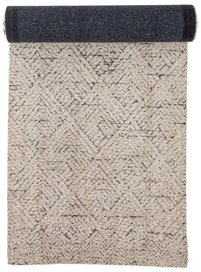 Krémový behúň s prímesou bavlny 75x245 cm Saxo – Bloomingville