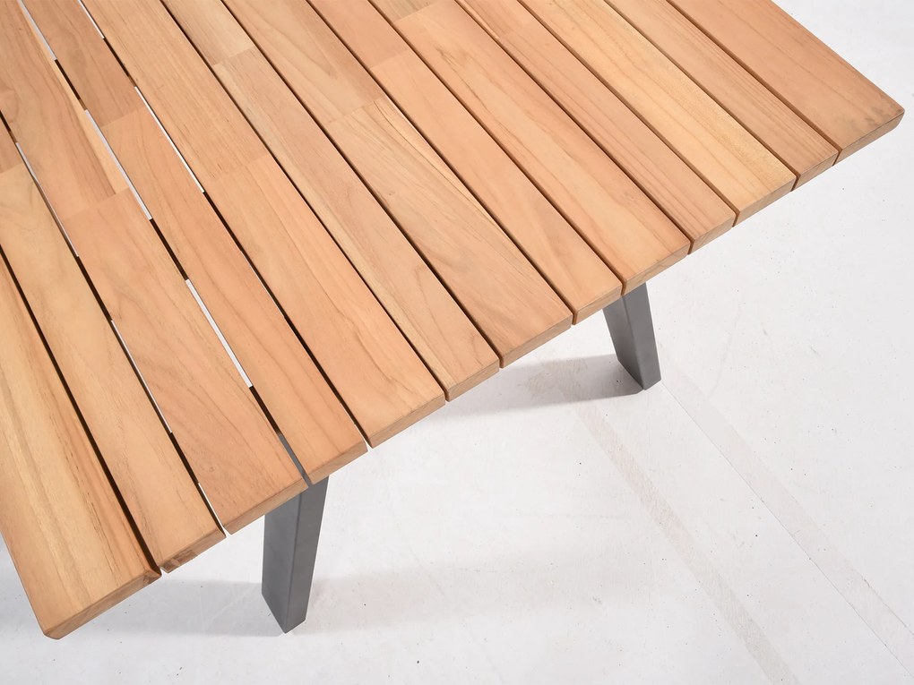 Ambassador Aprilla stolová súprava 1+6 antracit