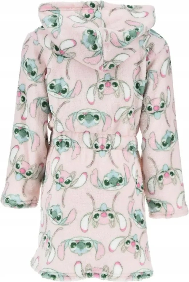 Dievčenský fleece župan s kapucňou Lilo &amp; Stitch, EU 116