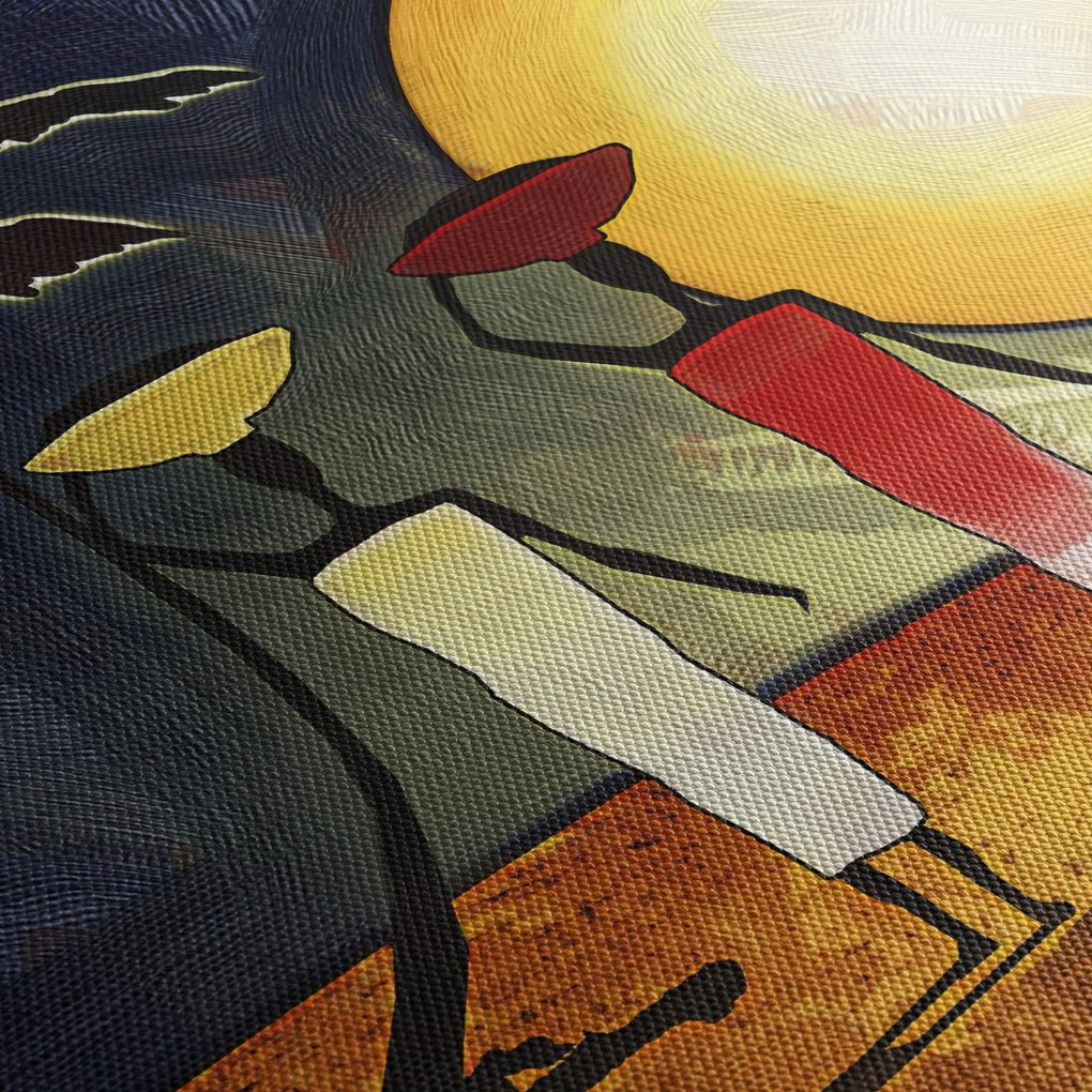 Obraz starovekej maľby (90x60 cm)