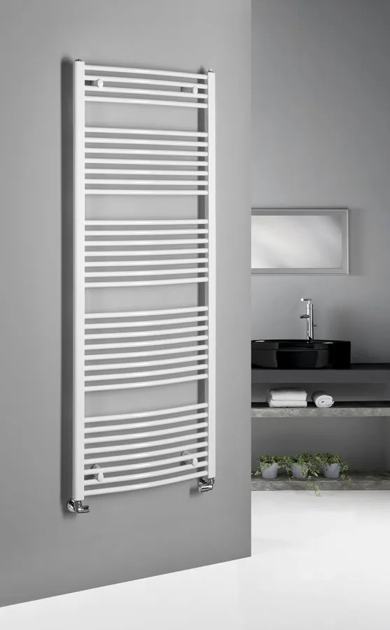 Aqualine Aqualine, ORBIT vykurovacie teleso s bočným pripojením 600x1680 mm, 1013 W, biela, ILO66T