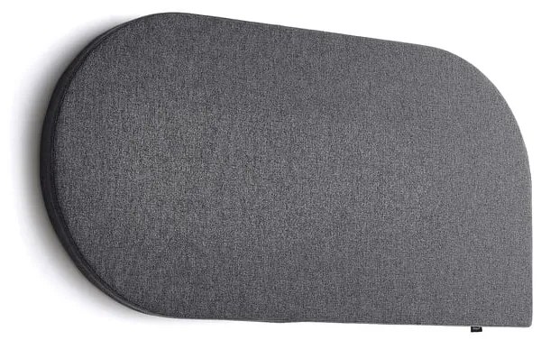 Akustický panel POLY, tvar kvapky, 600x1200x56 mm, nástenný, tmavošedá
