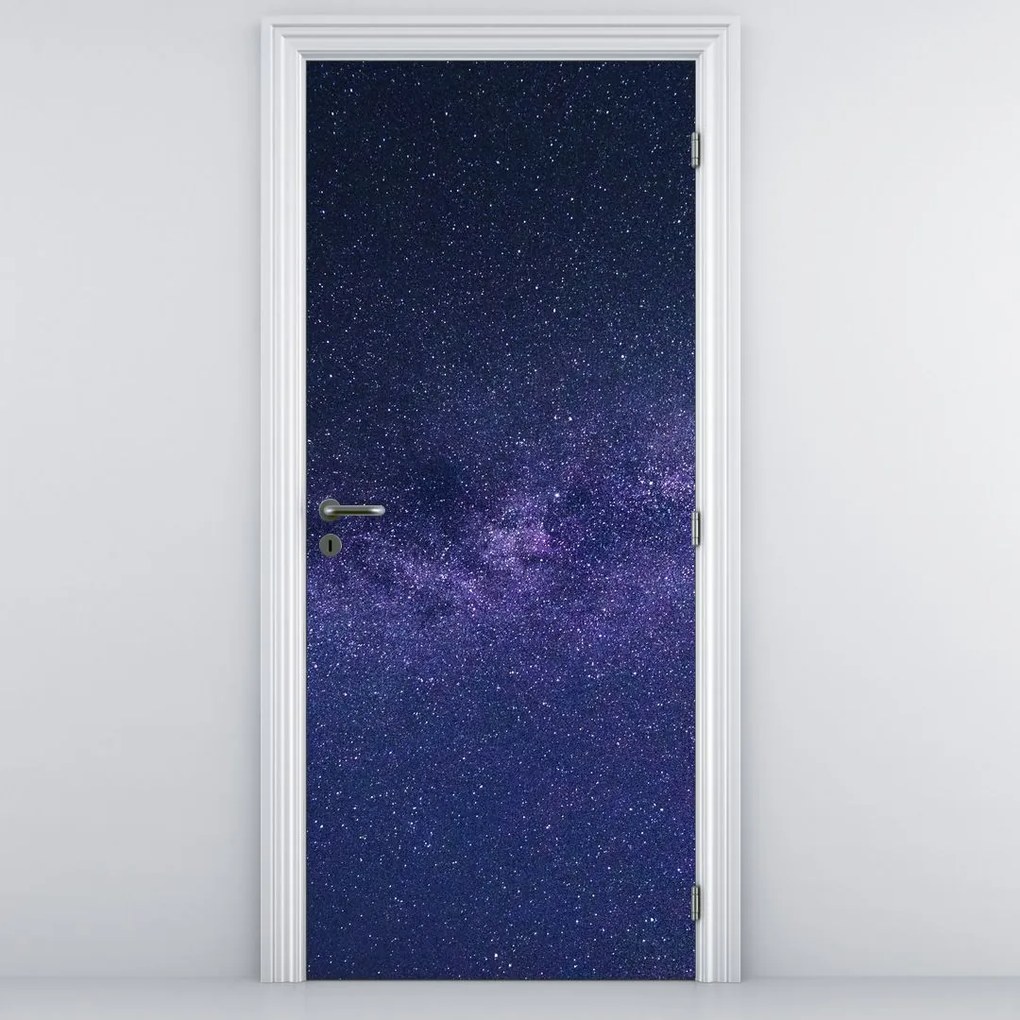 Fototapeta na dvere - Nočná obloha (95x205cm)