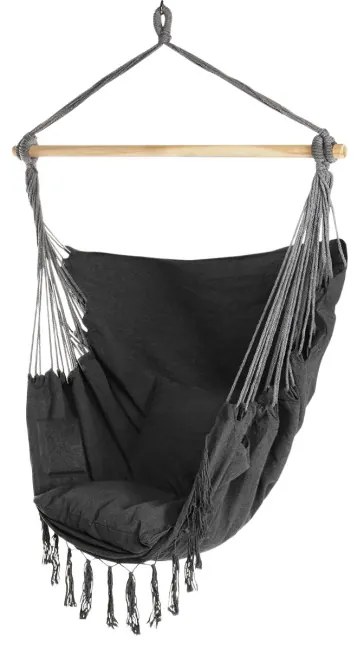 Závesné kreslo BAHIO grafitové