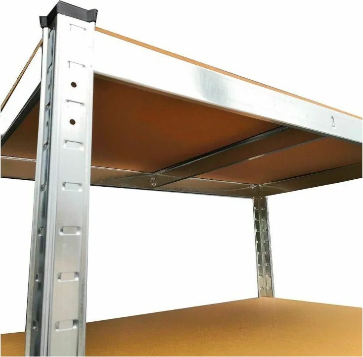 Regál 220x120x60 cm zinkovaný  6-policový, nosnosť 720 kg