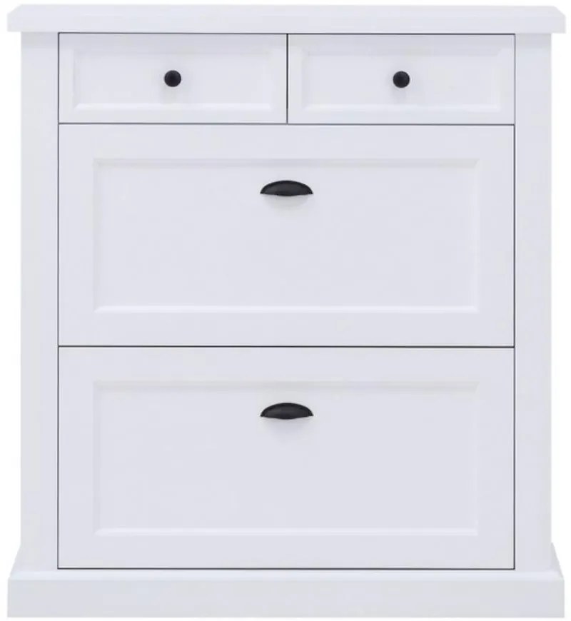 Skrinka na topánky Galia P01 biela