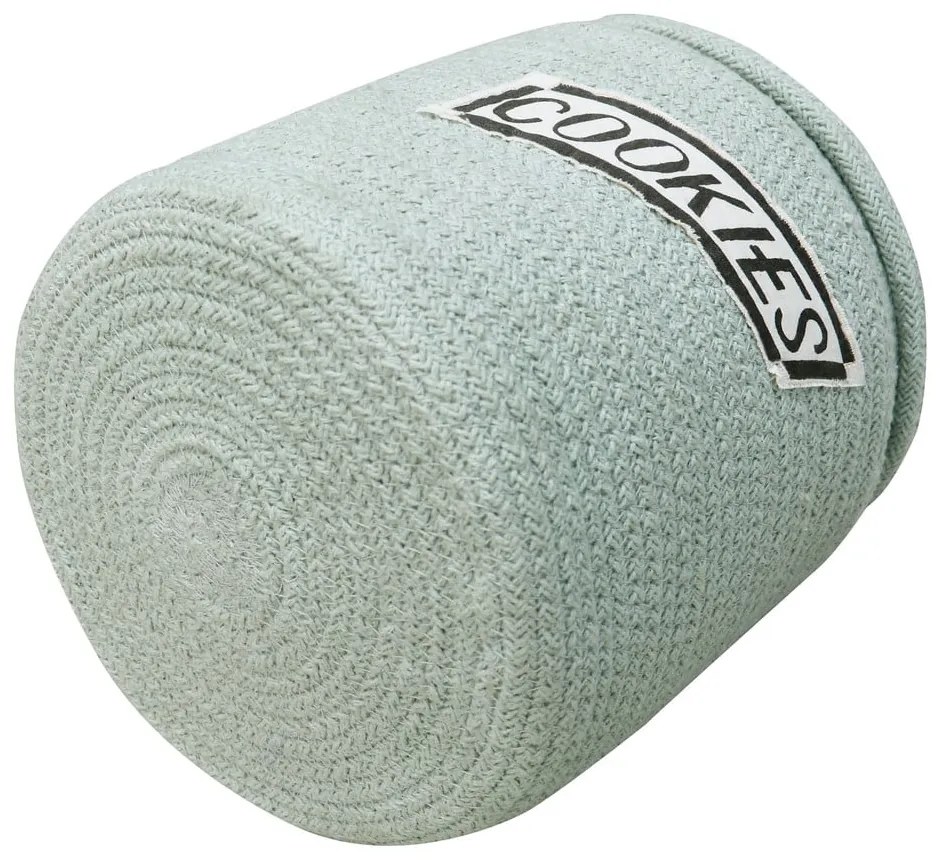 Svetlomodrý látkový detský kôš na hračky ø 20x26 cm Cookie Jar – Lorena Canals