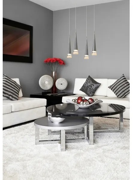 Lucide 36416/19/12 - LED Luster na lanku REIKO 4xLED/5W/230V