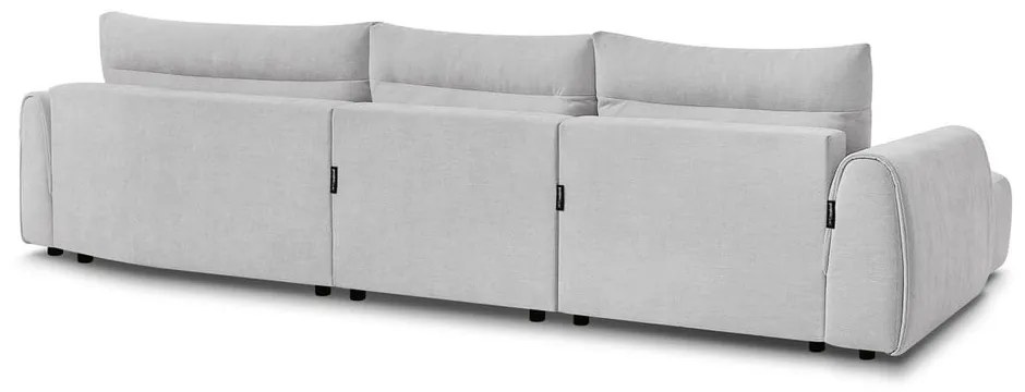 Svetlosivá rohová pohovka Aden – Bobochic Paris