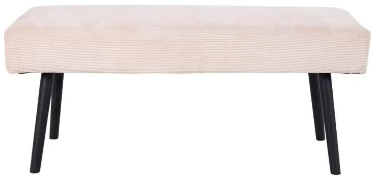 Dizajnová lavica Elaina pieskový menčester