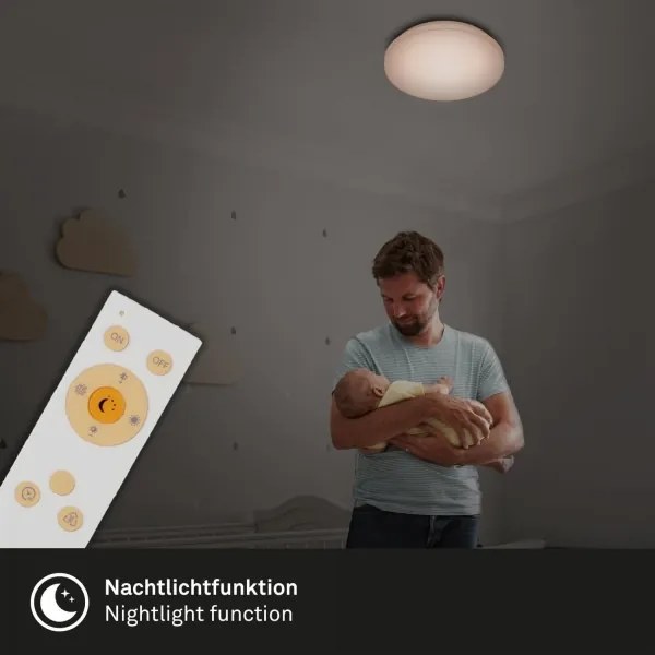 Briloner 7377-016 - LED Stmievateľné stropné svietidlo LED/12W/230V 3000-6500K